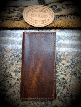 Bison Checkbook Wallet, Bison Roper wallet, Bison Long Wallet, Leather Wallet, Men's Wallet