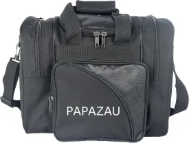 Bowling Bag for Single Ball - Single Ball Tote Bag with Padded Ball Holder - Fits a Single Pair of Bowling Shoes Up to Mens Size 14