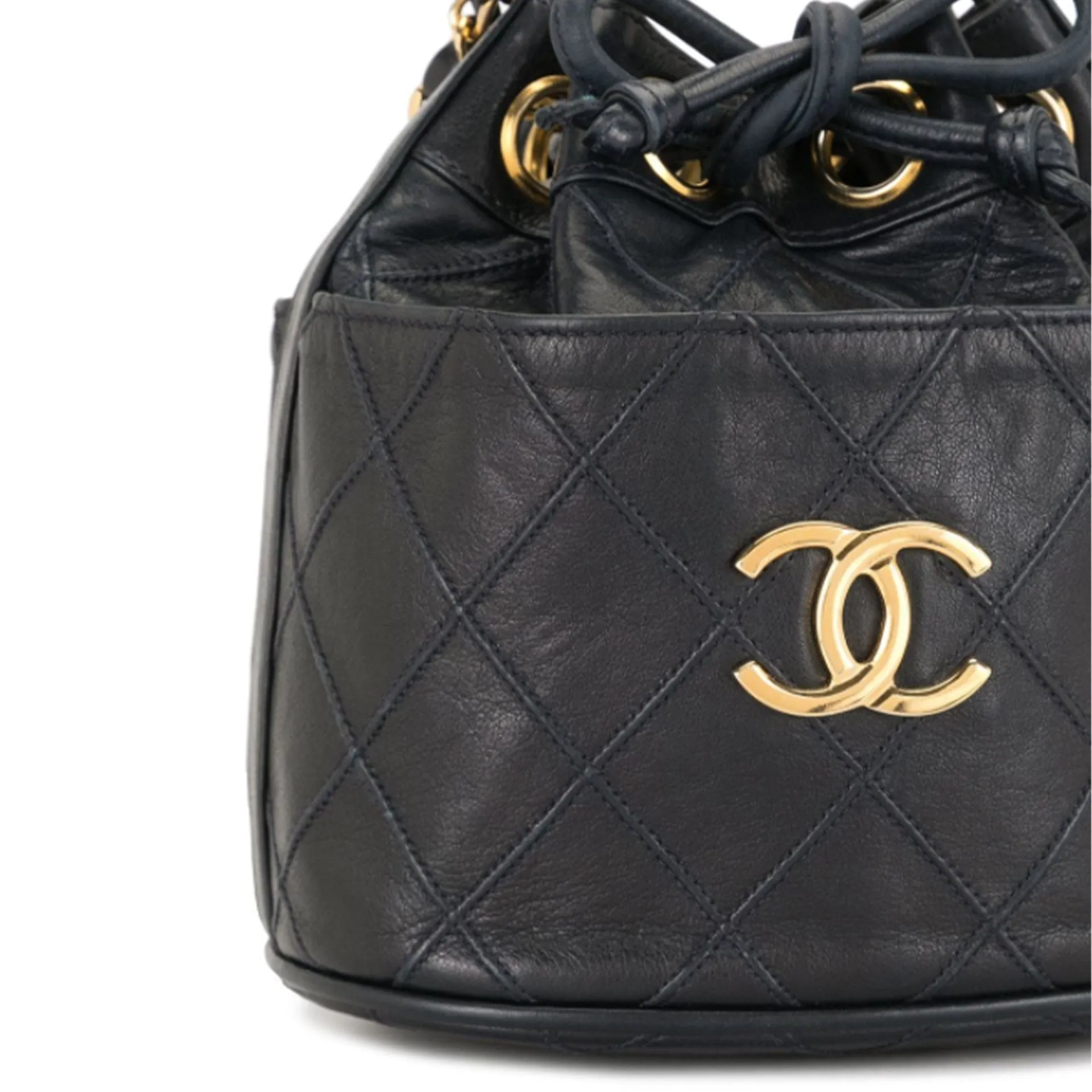 Chanel Vintage 80's Mini Drawstring Crossbody Bag