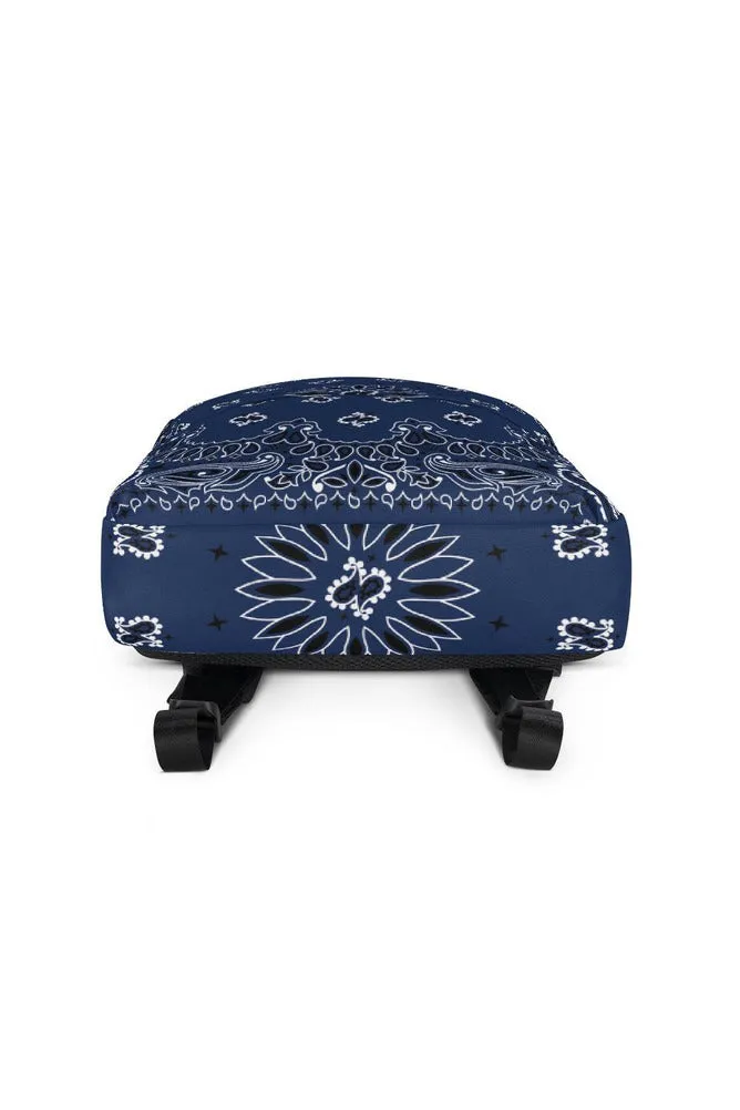 Classic Blue Bandana Backpack