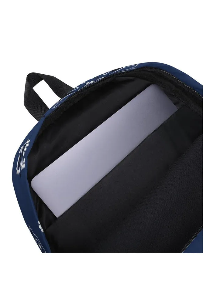 Classic Blue Bandana Backpack