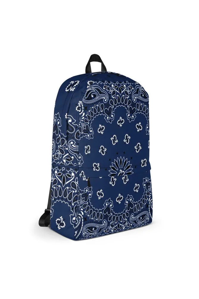 Classic Blue Bandana Backpack