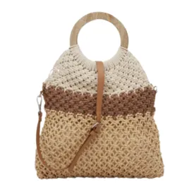 Crown Vintage Macrame Bucket Bag
