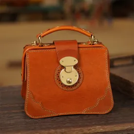 Full Grian Leather Chinese Style Doctor Bag DIY Kits