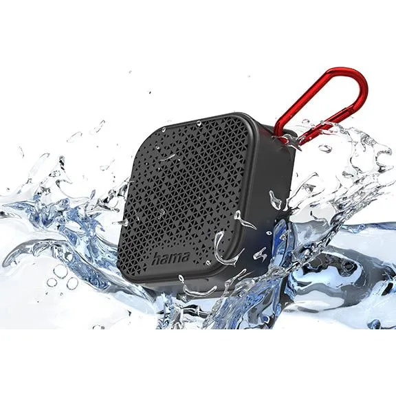 Hama Pocket 3.0 3.5W Waterproof IP67 Bluetooth Loudspeaker - Black | 497949