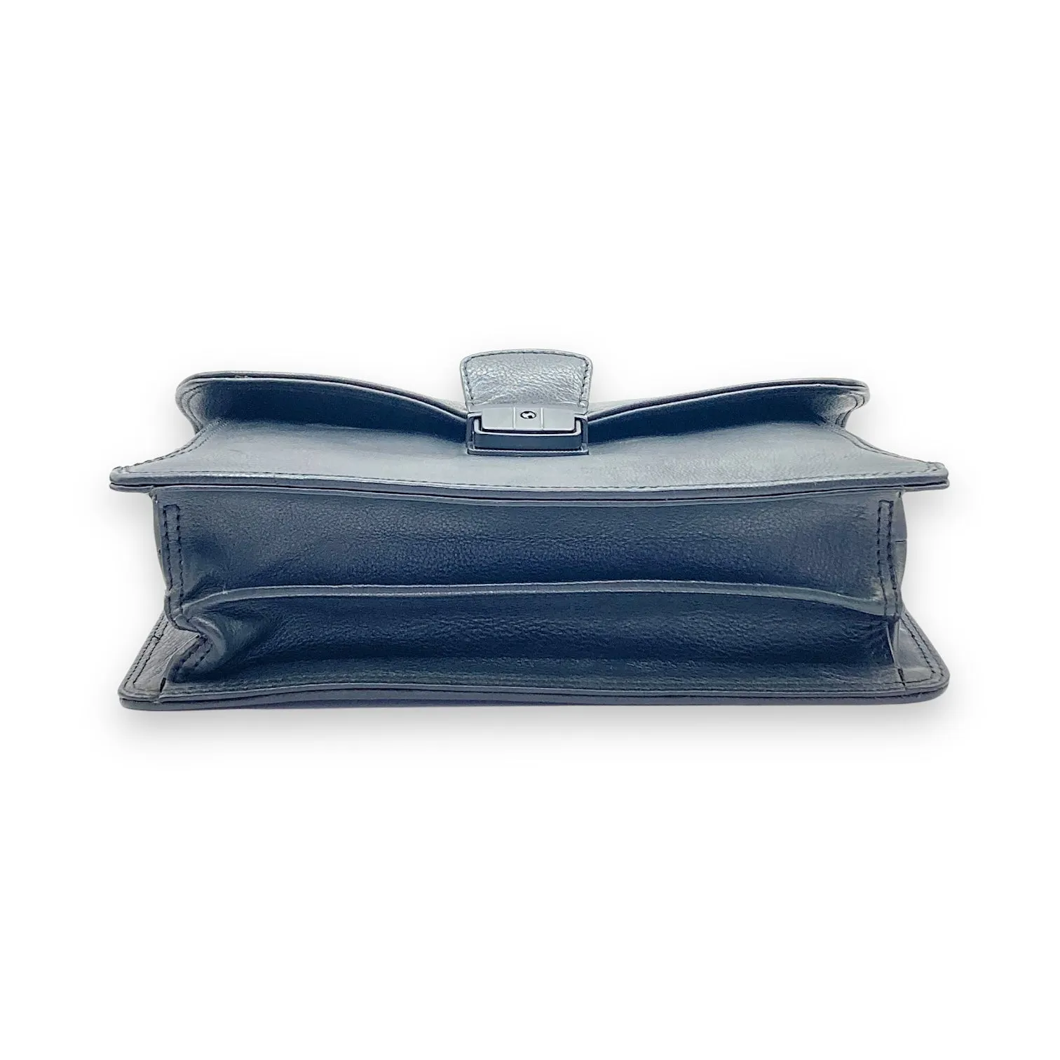 Hand Pouch, Wash Bag, Toiletry, Genuine Leather # 2173BH