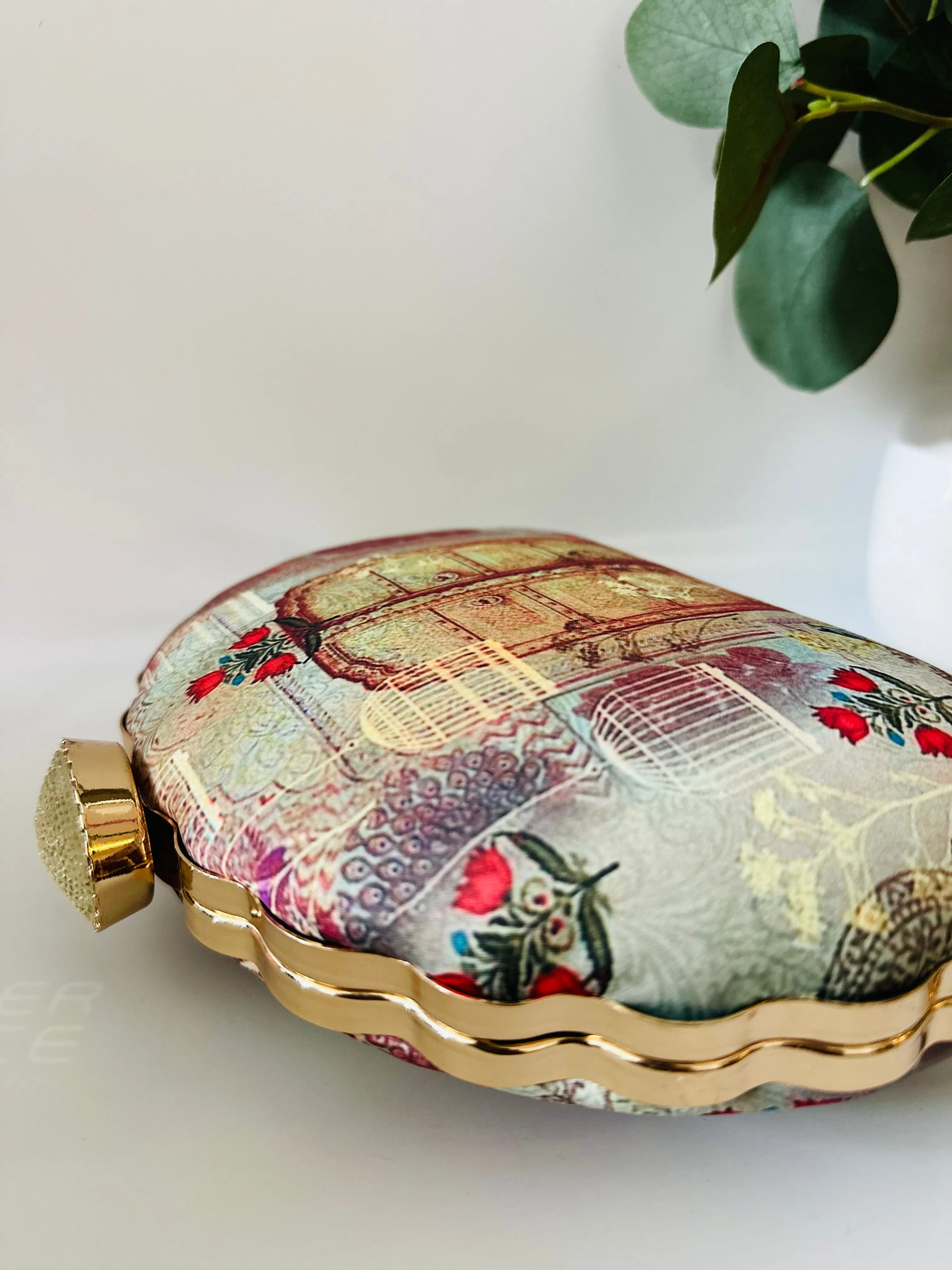 Handcrafted Bella Satin Clutch