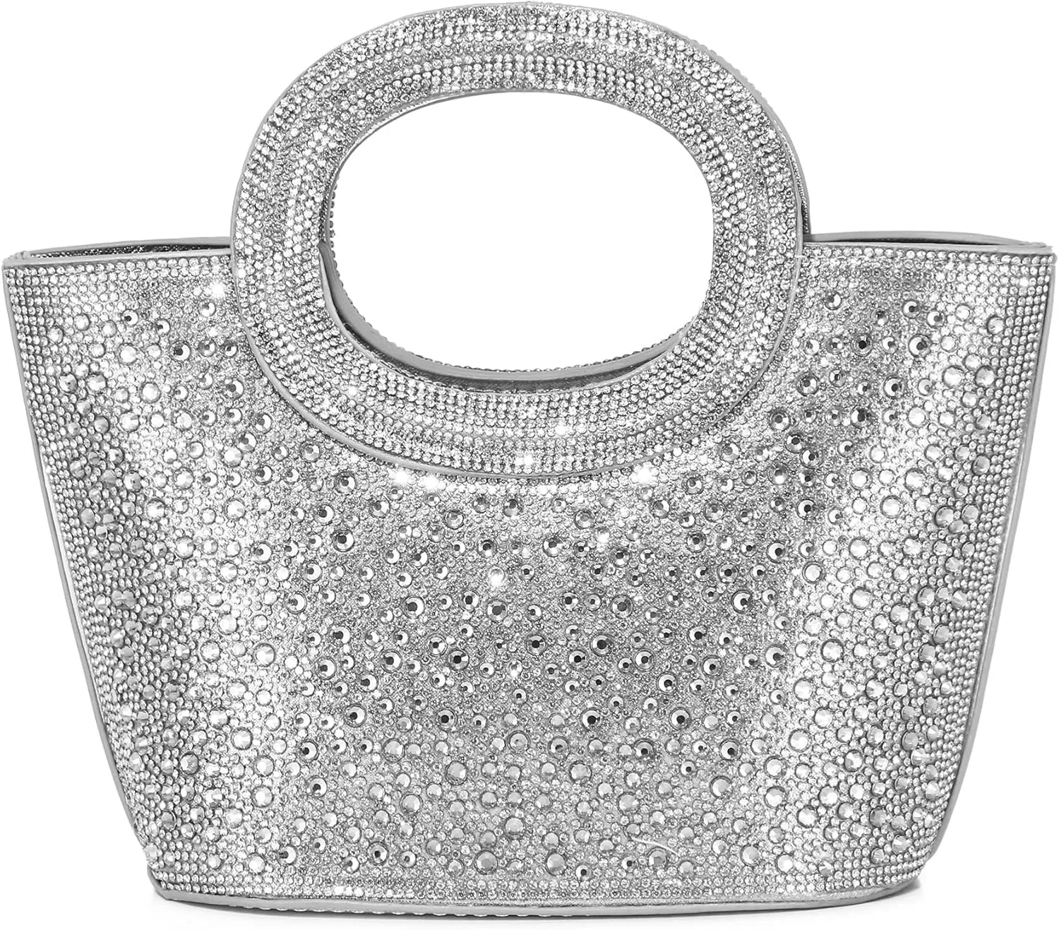 Labair Women Evening Bags Rhinestone Clutch Purse Glitter Sparkly Mini Handbag Crossbody bag for Wedding Formal Prom.