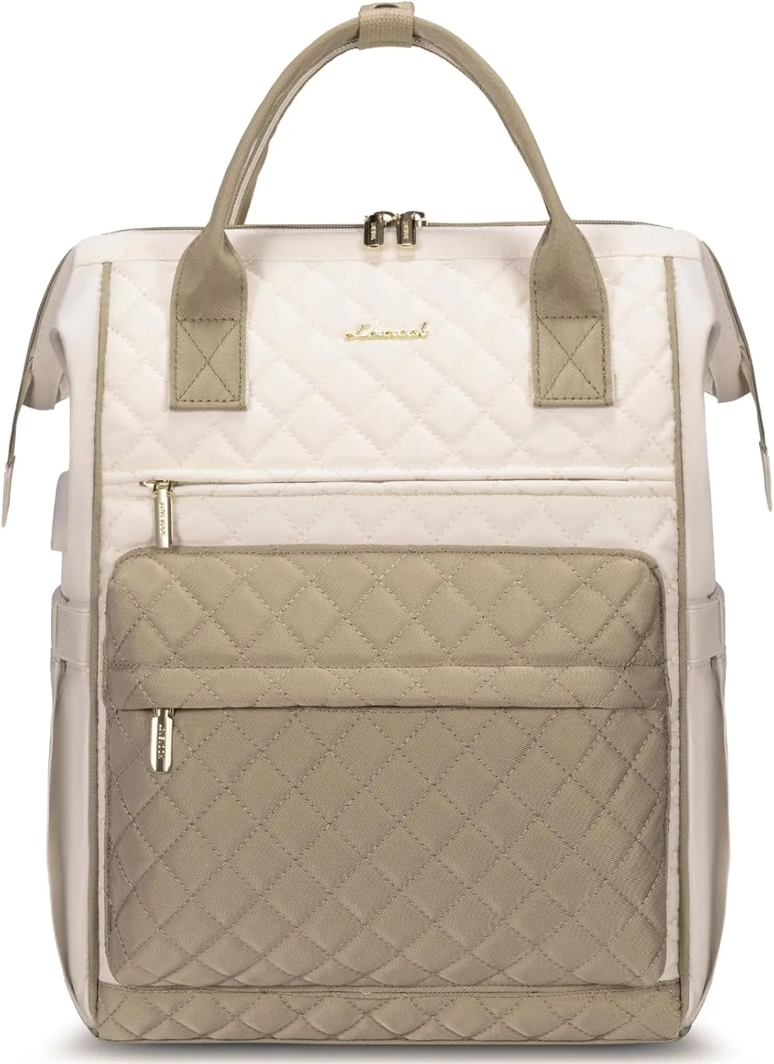 LOVEVOOK Laptop Backpack Purse for Women Waterproof Teacher Nurse Bag, 15.6 Inch Work Laptop Bag with USB Port, Business Travel Computer Backpack