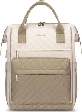 LOVEVOOK Laptop Backpack Purse for Women Waterproof Teacher Nurse Bag, 15.6 Inch Work Laptop Bag with USB Port, Business Travel Computer Backpack