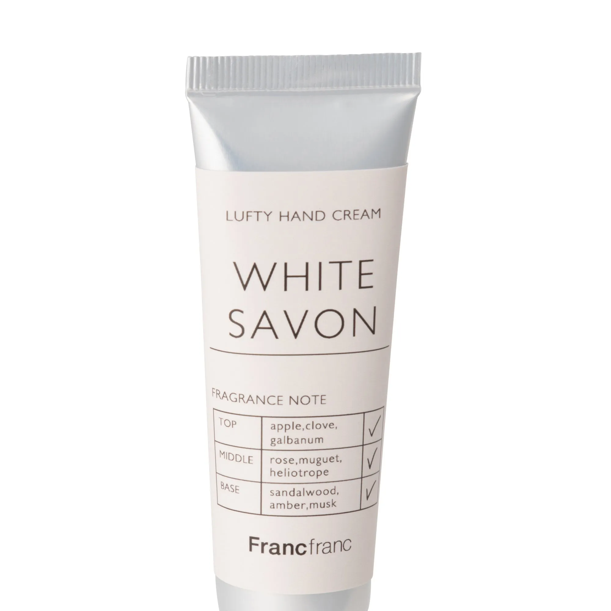 Lufty Hand Cream Small White Savon