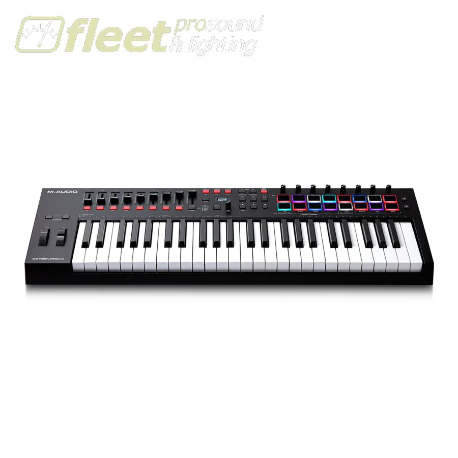 M-Audio Oxygen Pro 49 49-key USB powered MIDI controller with Smart Controls and Auto-mapping
