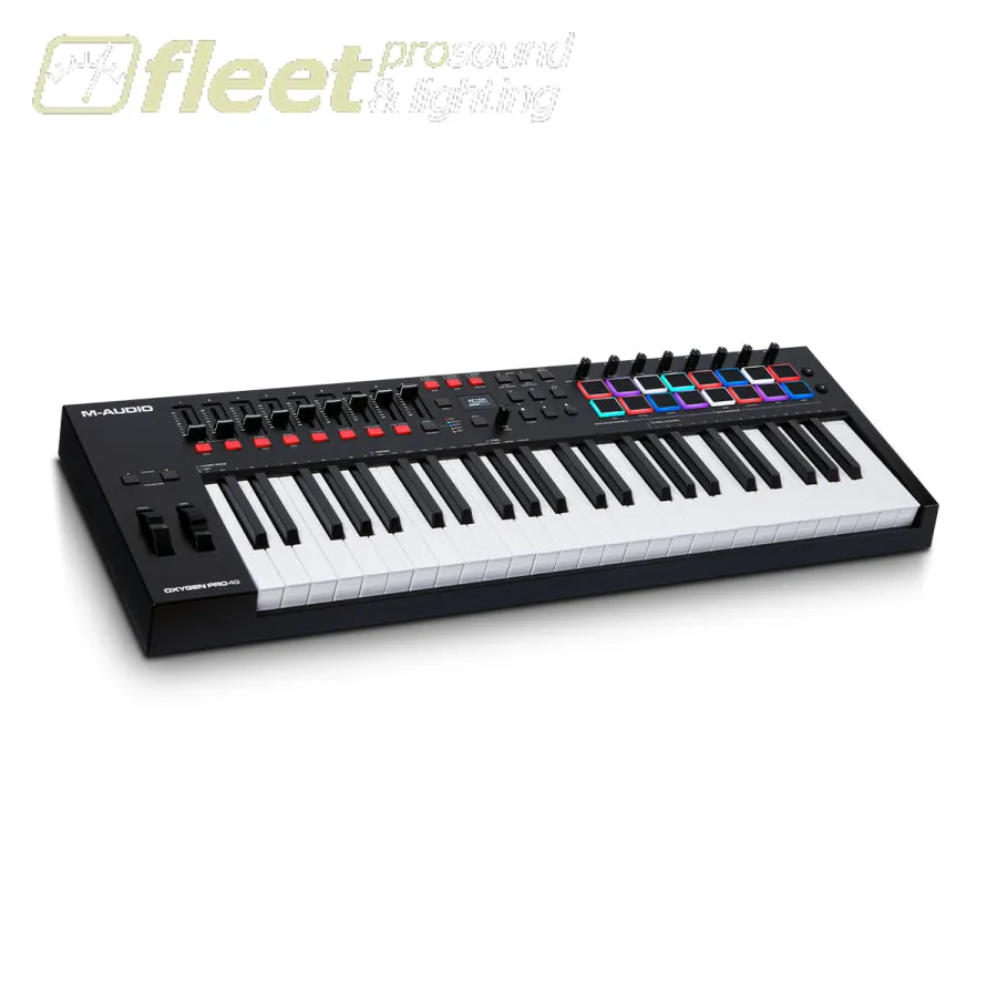 M-Audio Oxygen Pro 49 49-key USB powered MIDI controller with Smart Controls and Auto-mapping