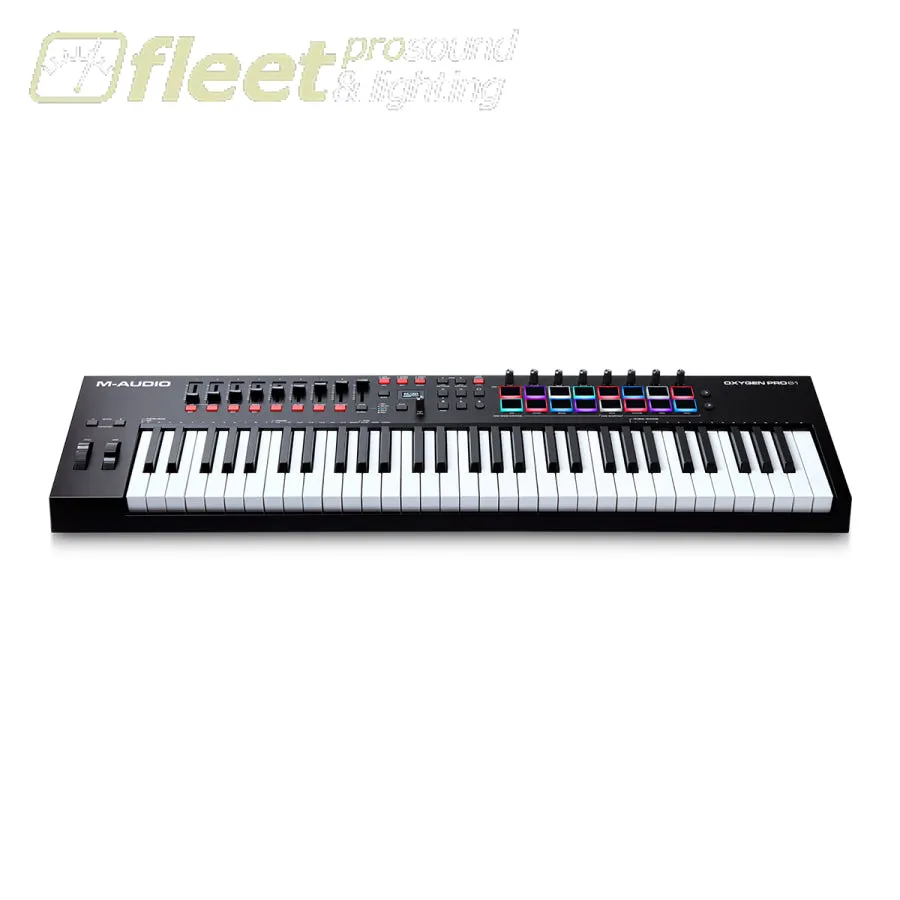 M-Audio Oxygen Pro 61 61-key USB powered MIDI controller with Smart Controls and Auto-mapping
