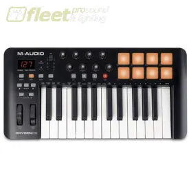 M-Audio Oxygen Pro Mini  32-Mini-key USB MIDI Controller with Smart Controls and Auto-mapping