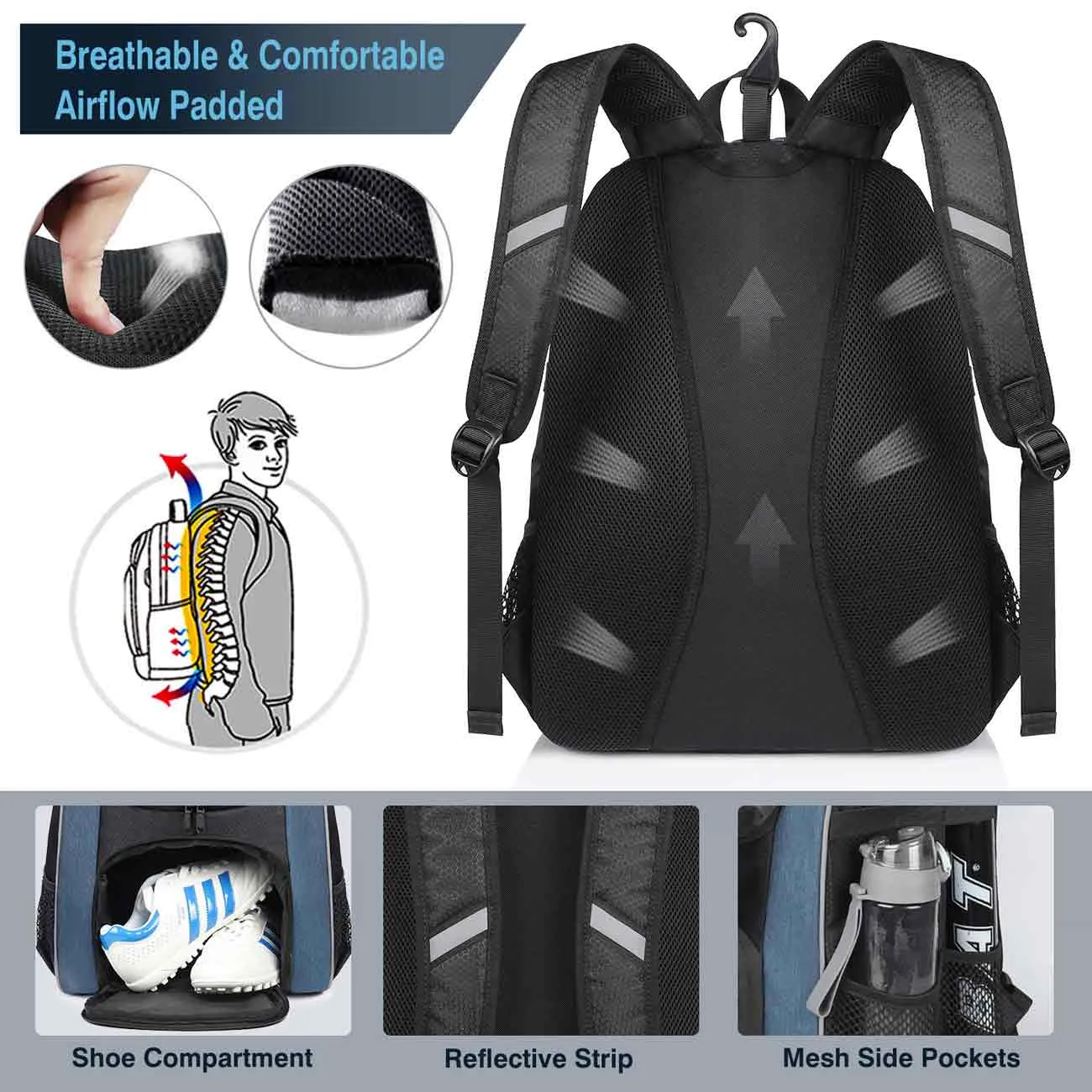 Matein Softball Backpack
