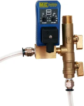 MCDV-25-120ADK 1/4" Condensate Timer Drain W/Self Cleaning Strainer & Complete Drain Kit. 115V & 230 PSI