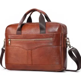 Men’s Leather Crossbody Bag Briefcase