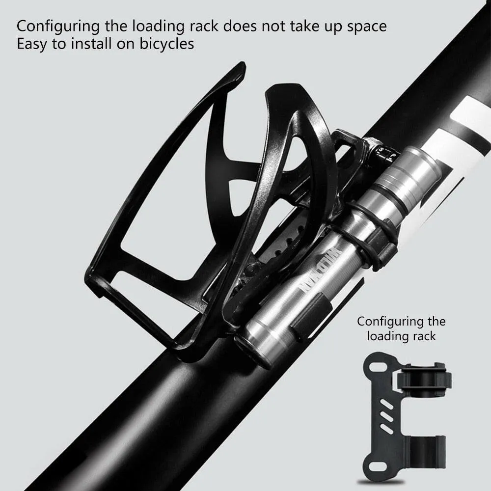 Mini Bike Pump Tire Inflator 100PSI MTB Road Bike Cycling Pump Aluminum Alloy Bicycle Hand Air Pump Schrader Presta Valve