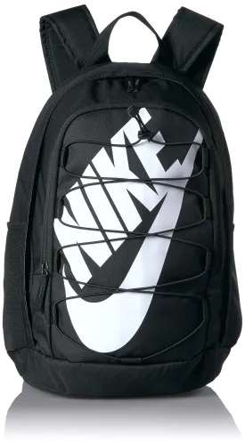 Nike Hayward 2.0 Backpack, Nike Backpack for Women and Men with Polyester Shell & Adjustable Straps, Black/Black/White