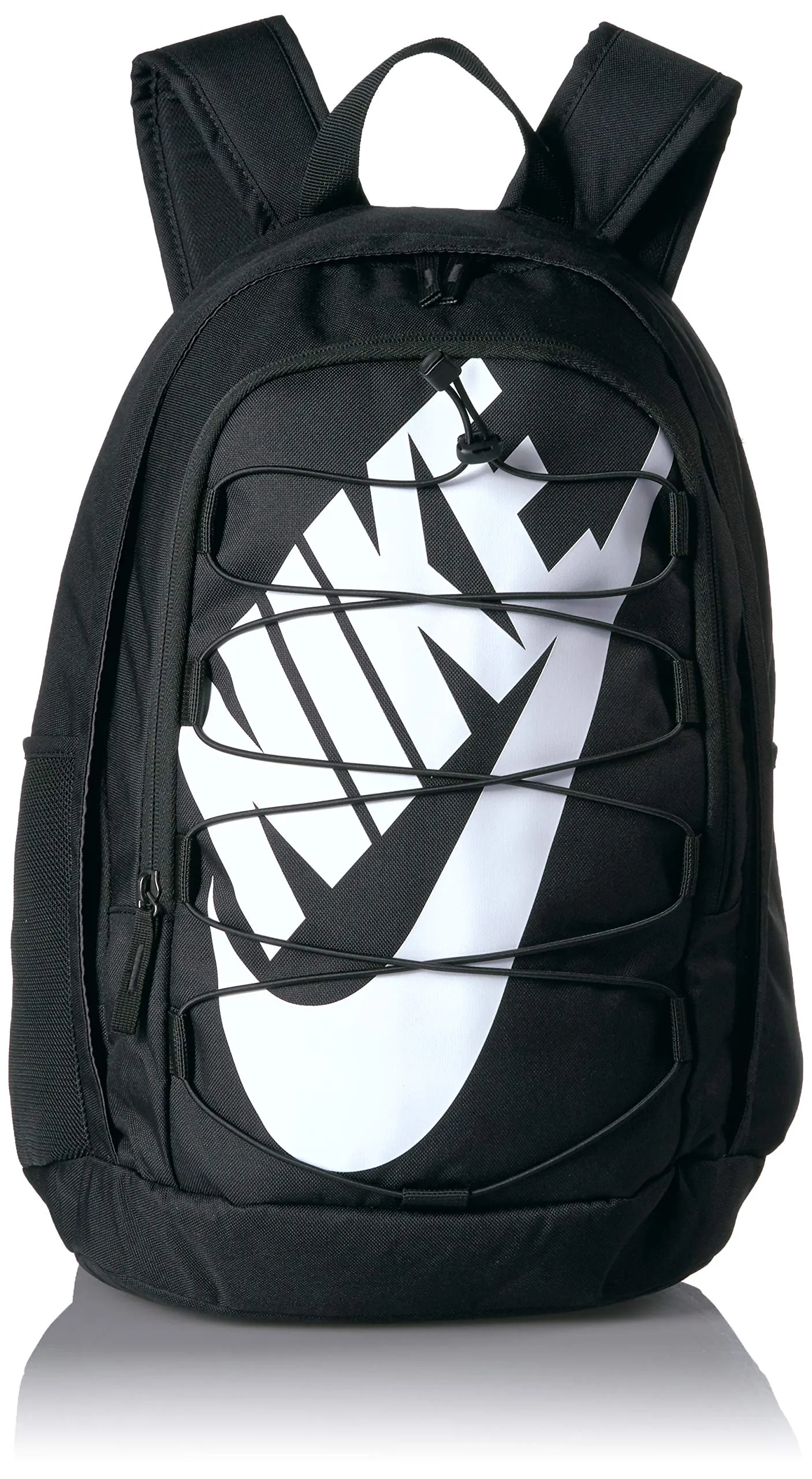 Nike Hayward 2.0 Backpack, Nike Backpack for Women and Men with Polyester Shell & Adjustable Straps, Black/Black/White