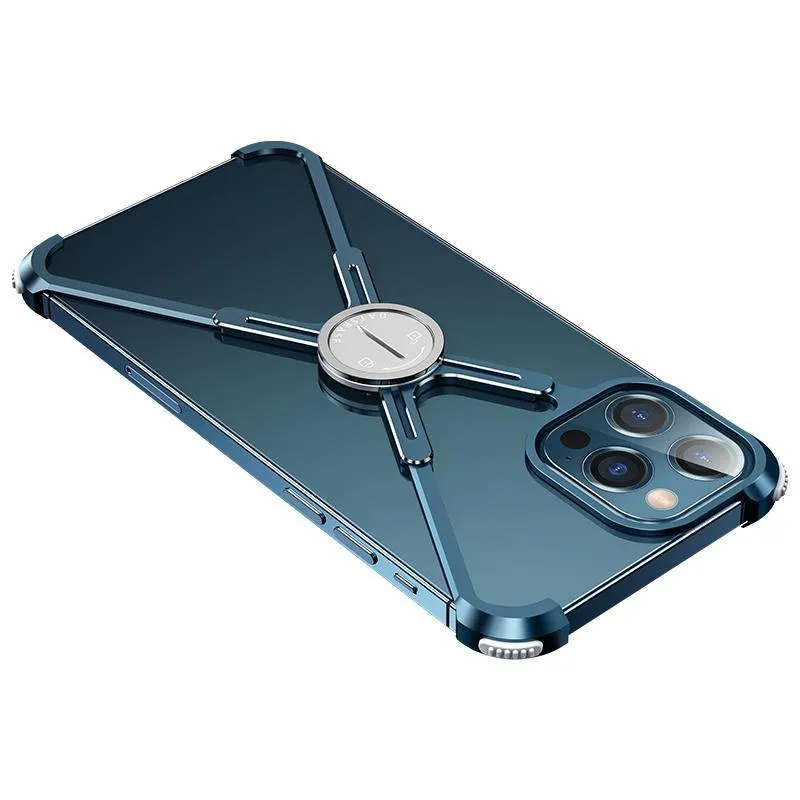 Oatsbasf Aviation X Frame Magnetic Rotating Ring Stand Air Cushion Case Cover