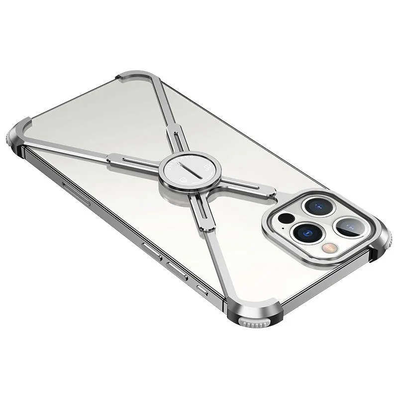 Oatsbasf Aviation X Frame Magnetic Rotating Ring Stand Air Cushion Case Cover