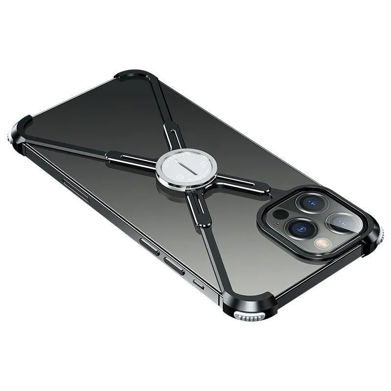 Oatsbasf Aviation X Frame Magnetic Rotating Ring Stand Air Cushion Case Cover