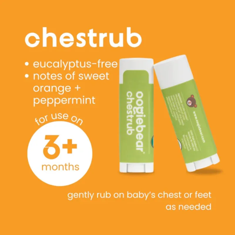 Organic Mini Nosebalm and Chestrub Baby Care Kit