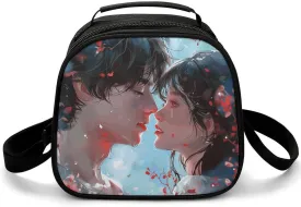 Reusable Lunch Bag for Women Lunch Tote Bags Insulated Lunch Box for Men Lunchbox Anime Style Couple Lunch Cooler Bag Leakproof Lunch Container for Work Picnic Travel