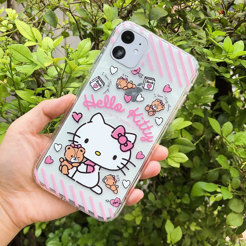 Sanrio Hello Kitty & My Melody & Little Twin Stars Shockproof Air Bag Soft Back Case Cover