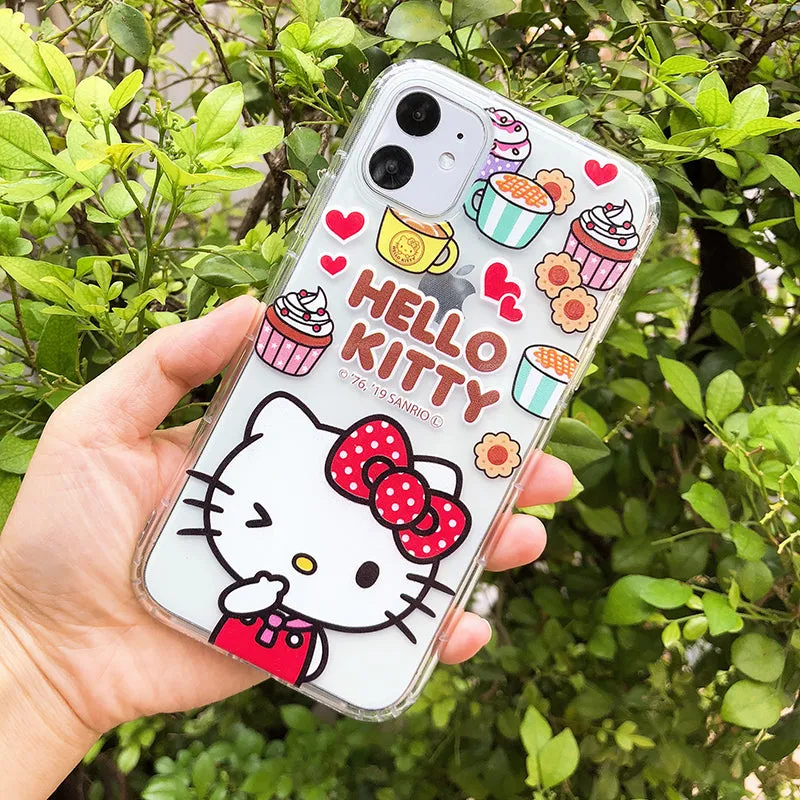 Sanrio Hello Kitty & My Melody & Little Twin Stars Shockproof Air Bag Soft Back Case Cover