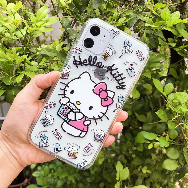 Sanrio Hello Kitty & My Melody & Little Twin Stars Shockproof Air Bag Soft Back Case Cover