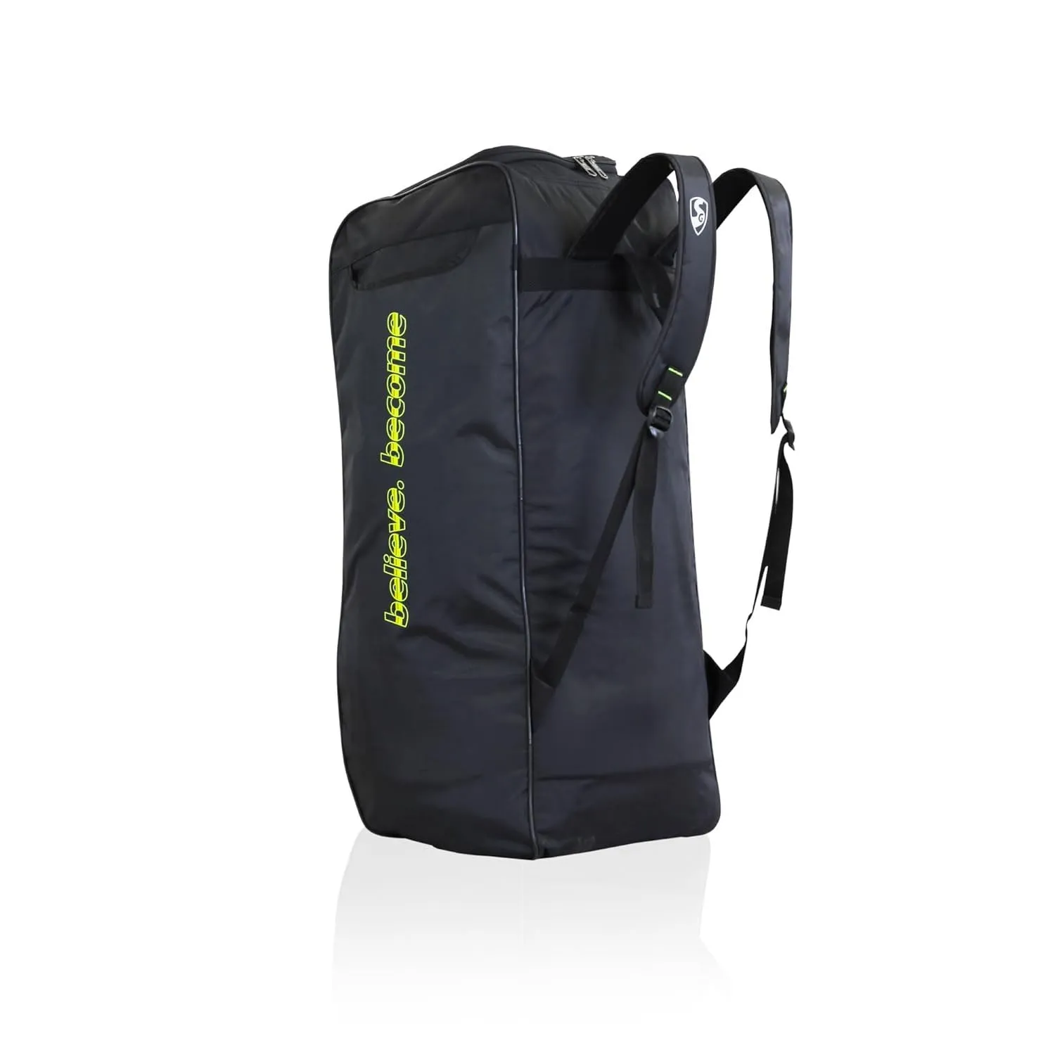 SG ComfiPak 1.0 Duffle Cricket Kitbag, Large - Black/F. Yellow