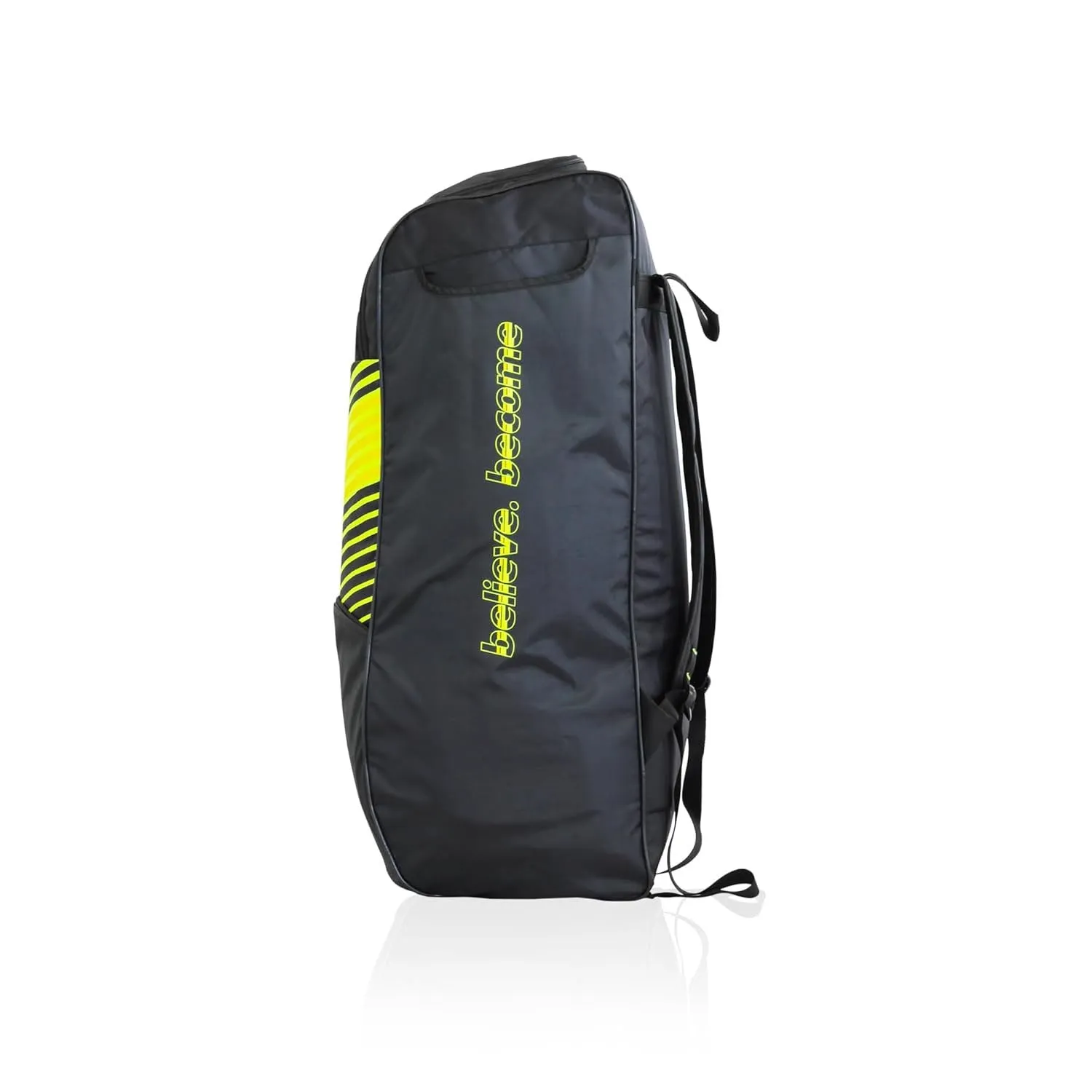 SG ComfiPak 1.0 Duffle Cricket Kitbag, Large - Black/F. Yellow
