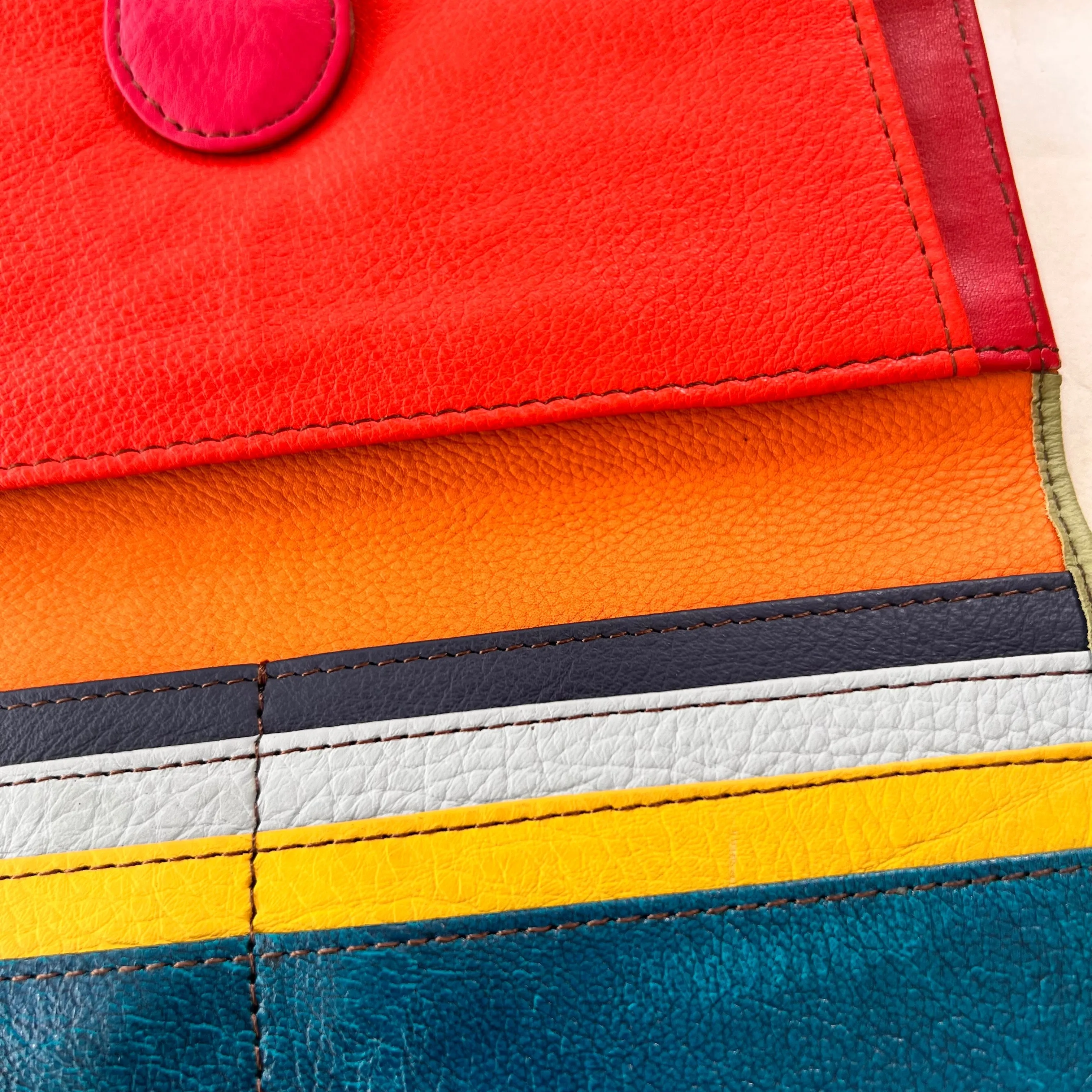 Soruka - Secret Clutch, Green & Orange