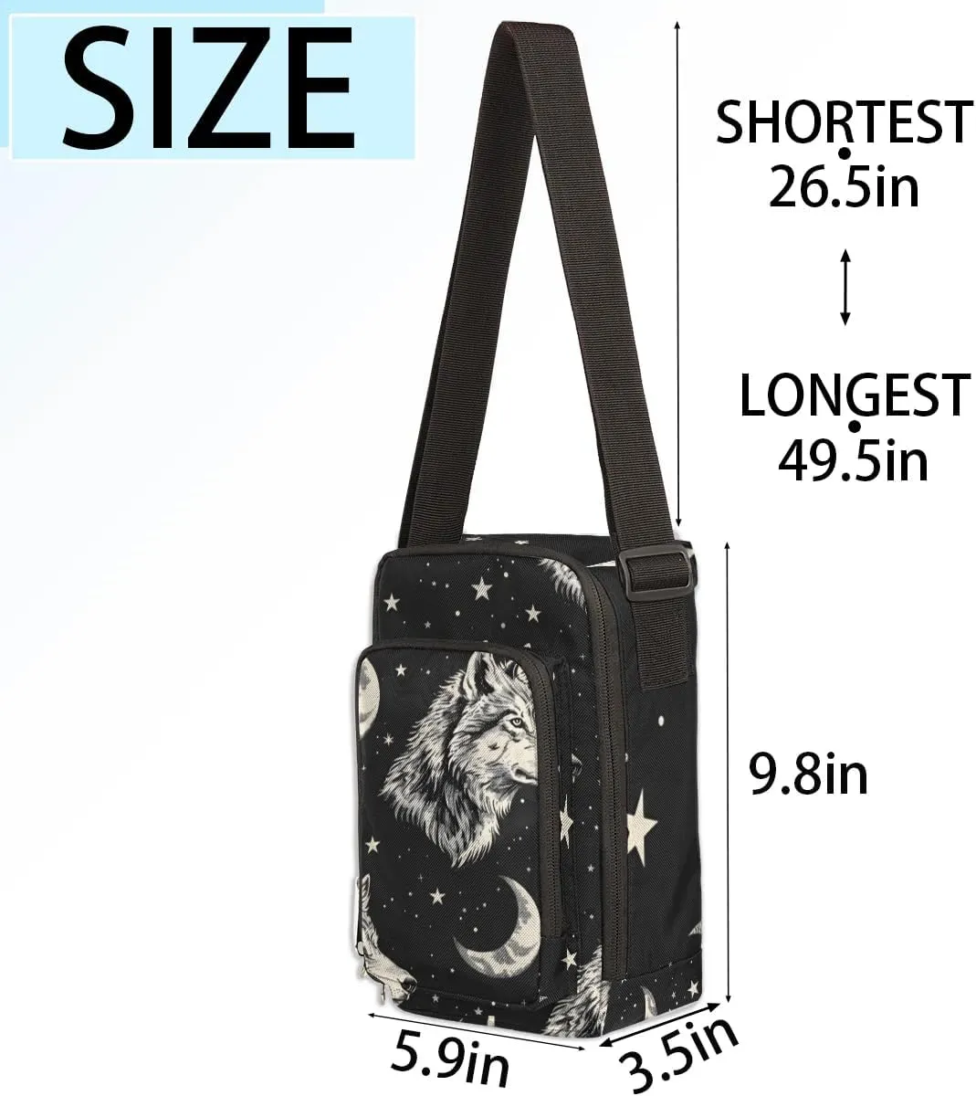 Stylish Small Crossbody Bags for Women Cell Phone Purse Wallet Messenger Cross Body Bag for Women Men