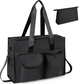Tote bag, Work Tote Bags for Women with 15 Pockets, Tote Bag with Zipper for Nurse, Travel