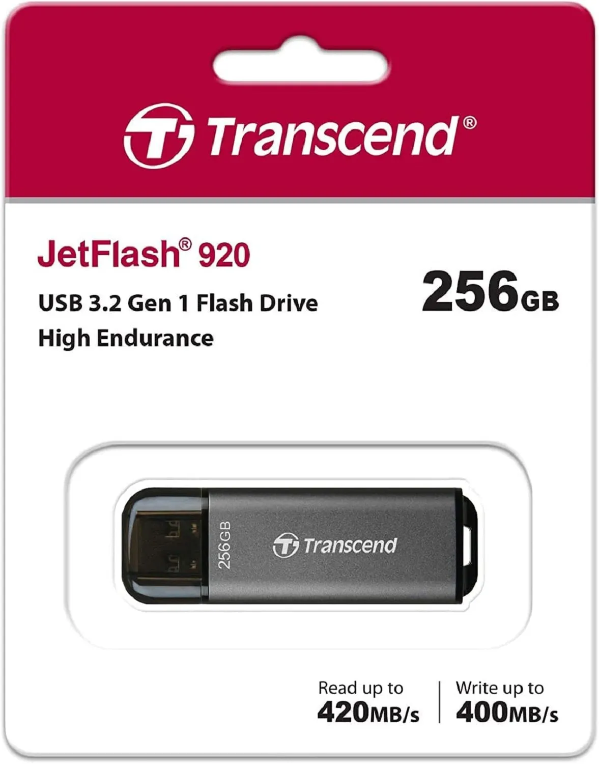 Transcend USB JetFlash 920 420MB/s USB3.2 Gen 1 USB Flash Drive 128GB 256GB 512GB