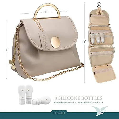 Travel Makeup Bag Organizer, Fashionable Toiletry Travel Bag