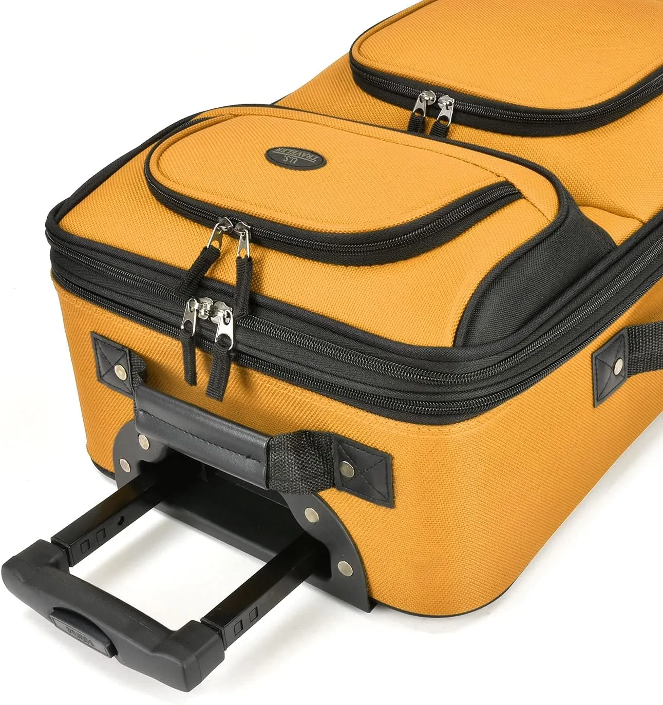 U.S. Traveler Carry-On Suitcase, Orange, Set