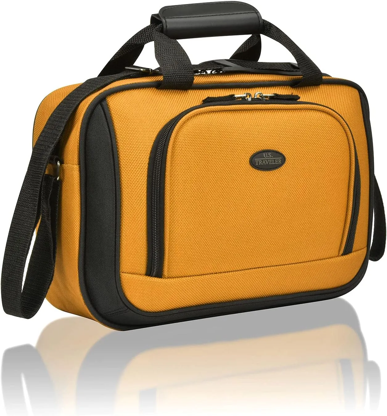 U.S. Traveler Carry-On Suitcase, Orange, Set