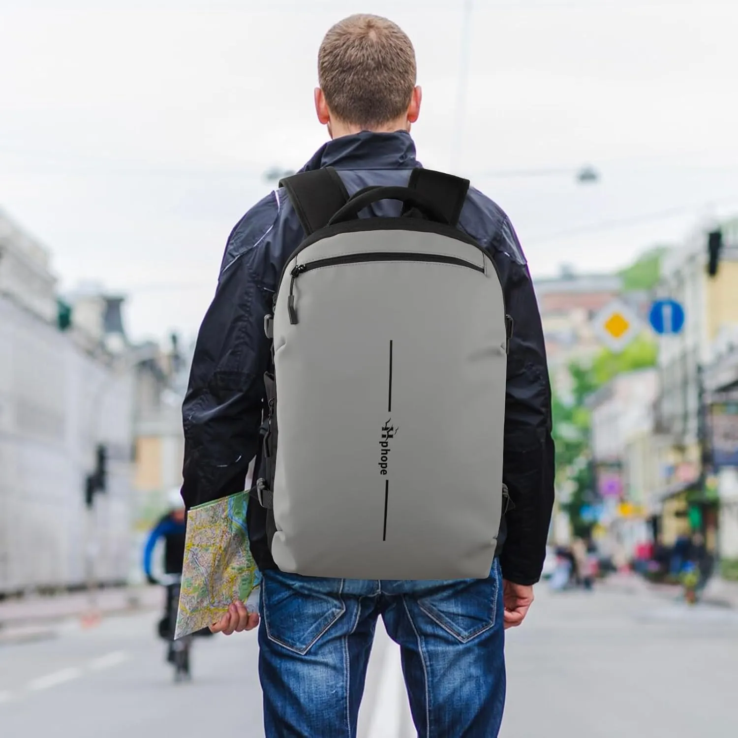 Vacuum Backpack Travel, Lightweight Waterproof Airback with Pump, 60L Expandable Compression Bag for Travel, TSA Friendly Flight Approved, Work, Business Trip, Commute