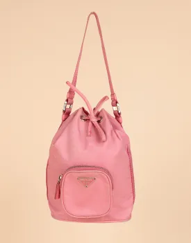 Vintage Prada nylon mini bucket bag